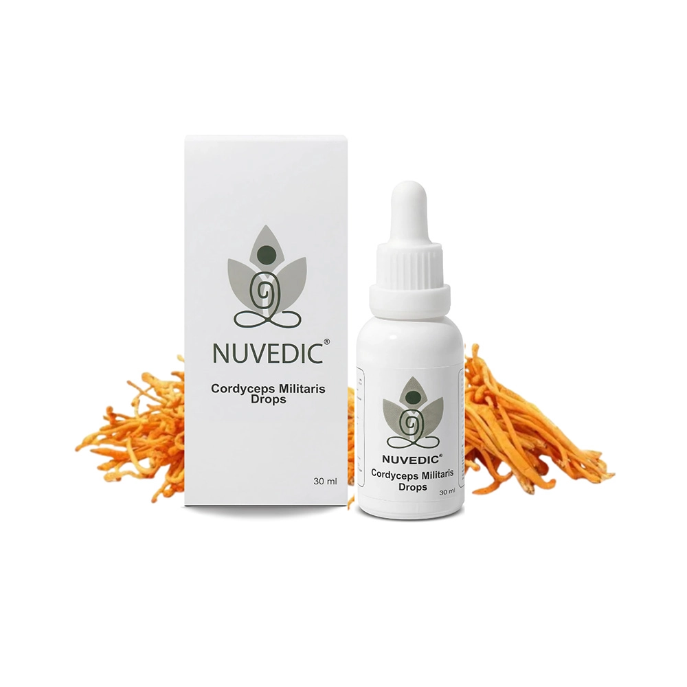 Nuvedic Cordyceps Militaris Drops, 30 ml on itshemp.in