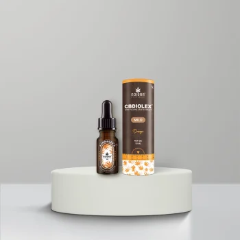 Noigra CBDIOLEX Sublingual Drops, Orange, (Mild), (10ml - 30ml) on itshemp.in