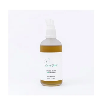 River Remedy Hemp Massage Oil- Lavender + Orange on itshemp.in