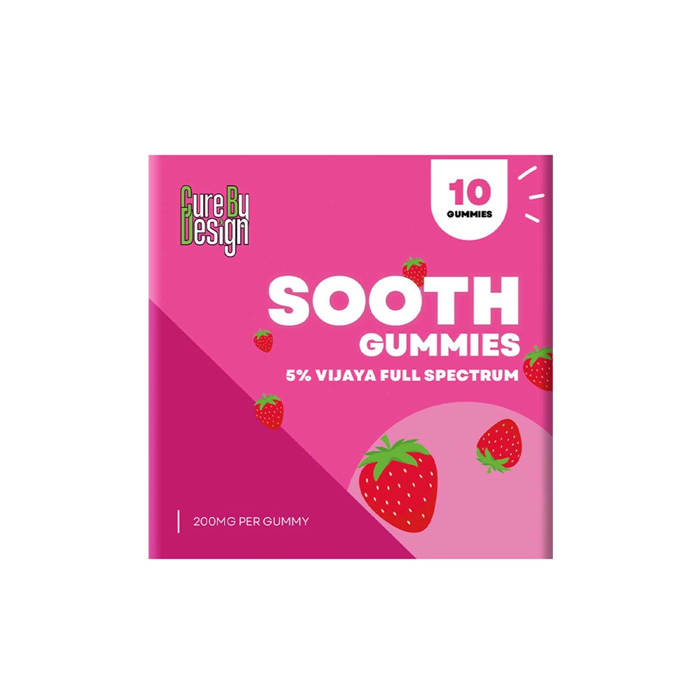 Cure By Design CBD Vijaya Gummies, 50 mg (10 Gummies) on itshemp.in