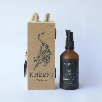 Kheoni Vijaya Leaf Pain Relief Oil, 100ml on itshemp.in