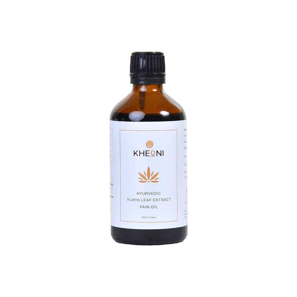 KH217004_2 Kheoni Ayurvedic Vijaya Leaf Extract Pain Oil, 100ml on itshemp.in