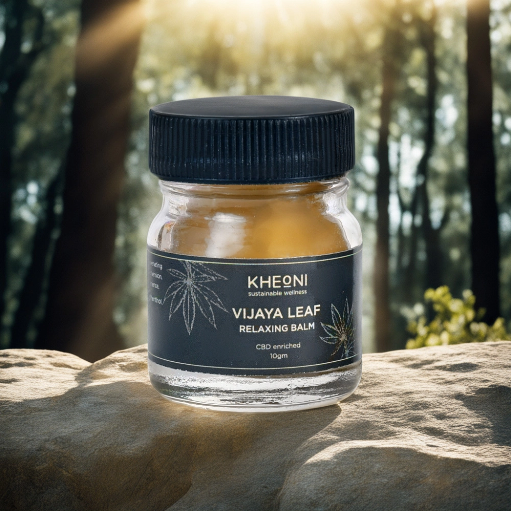 Kheoni Vijaya Leaf Relaxing Balm, 10 gm - Image 3