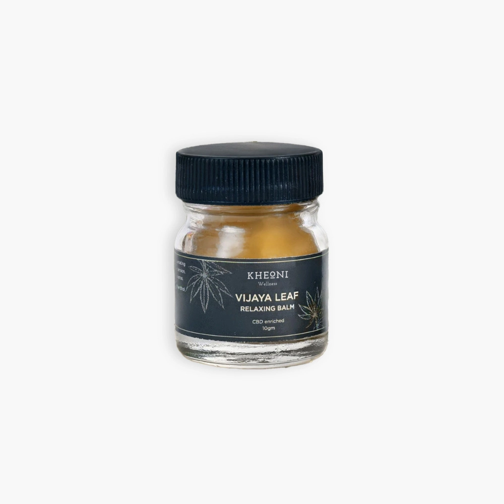 KH217006_4 Kheoni Vijaya Leaf Relaxing Balm, 10 gm on itshemp.in