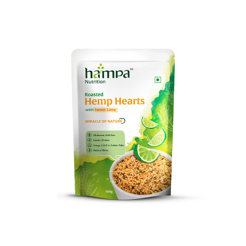 Roasted Hemp Hearts- Sweet Lime- 100g - Image 1