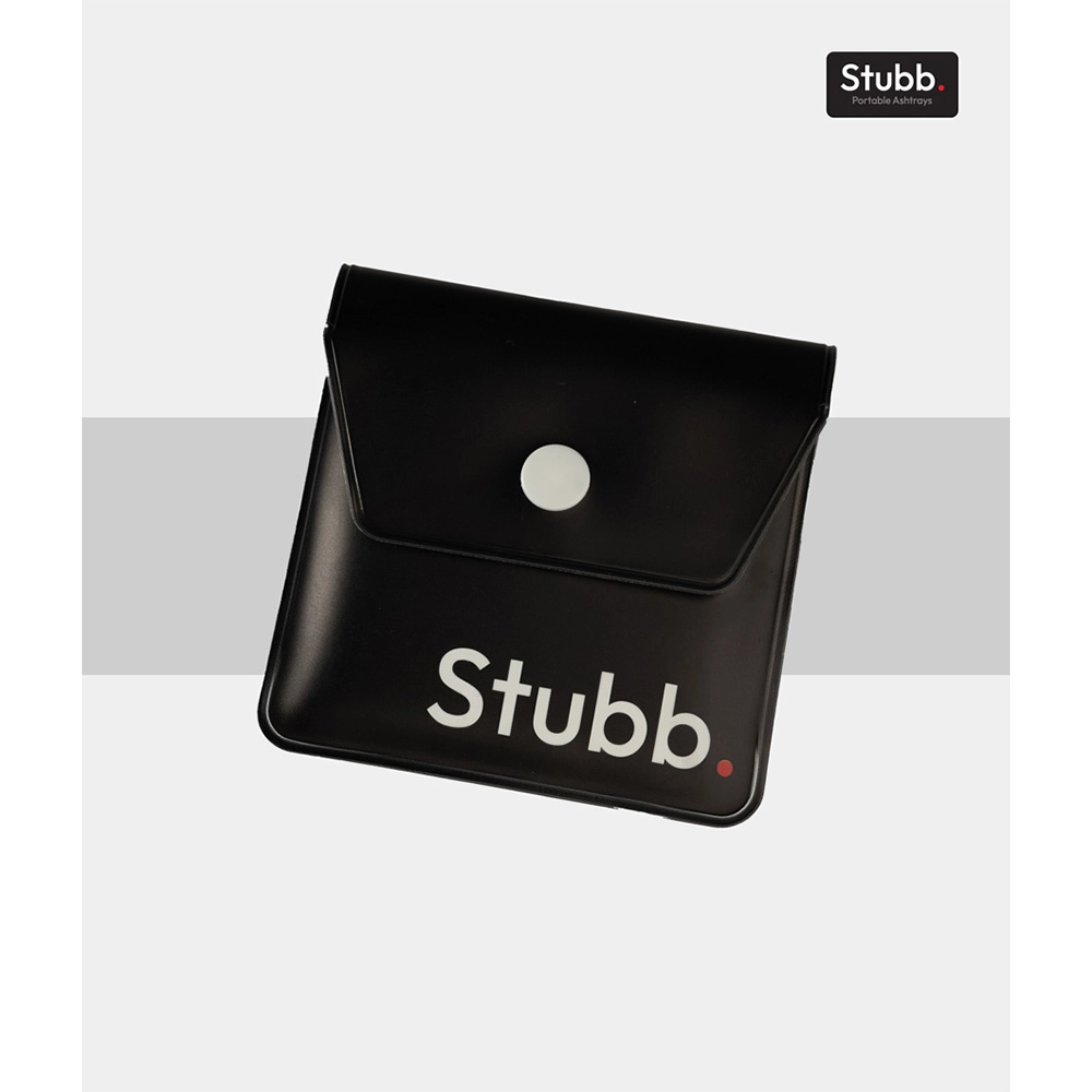1_2 Stubb - Portable Ashtray - EVA Plastic, Black on itshemp.in