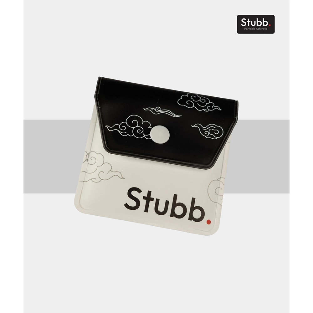 "Stubb - Portable Ashtray - EVA Plastic, White on itshemp.in