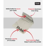 "Stubb - Portable Ashtray - EVA Plastic, White on itshemp.in