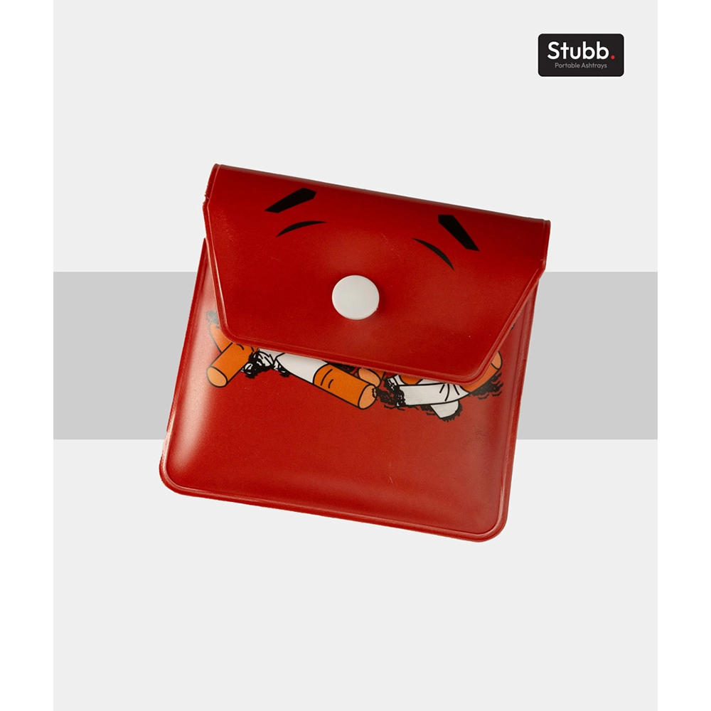 Stubb - Portable Ashtray - EVA Plastic, Red - Image 1