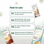 Hampa Protein Powder- Mixed Flavours, Pack of 3 - Image 8