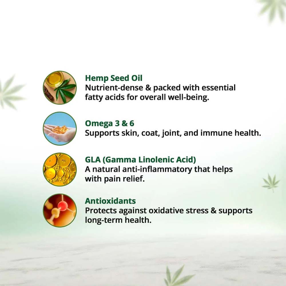 Hampa Hemp Seed Oil for Pets, 50 ml - Image 5
