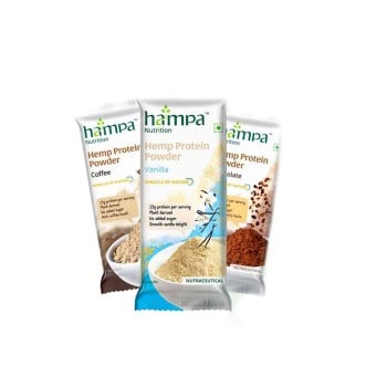 Hampa Protein Powder- Mixed Flavours, Pack of 3