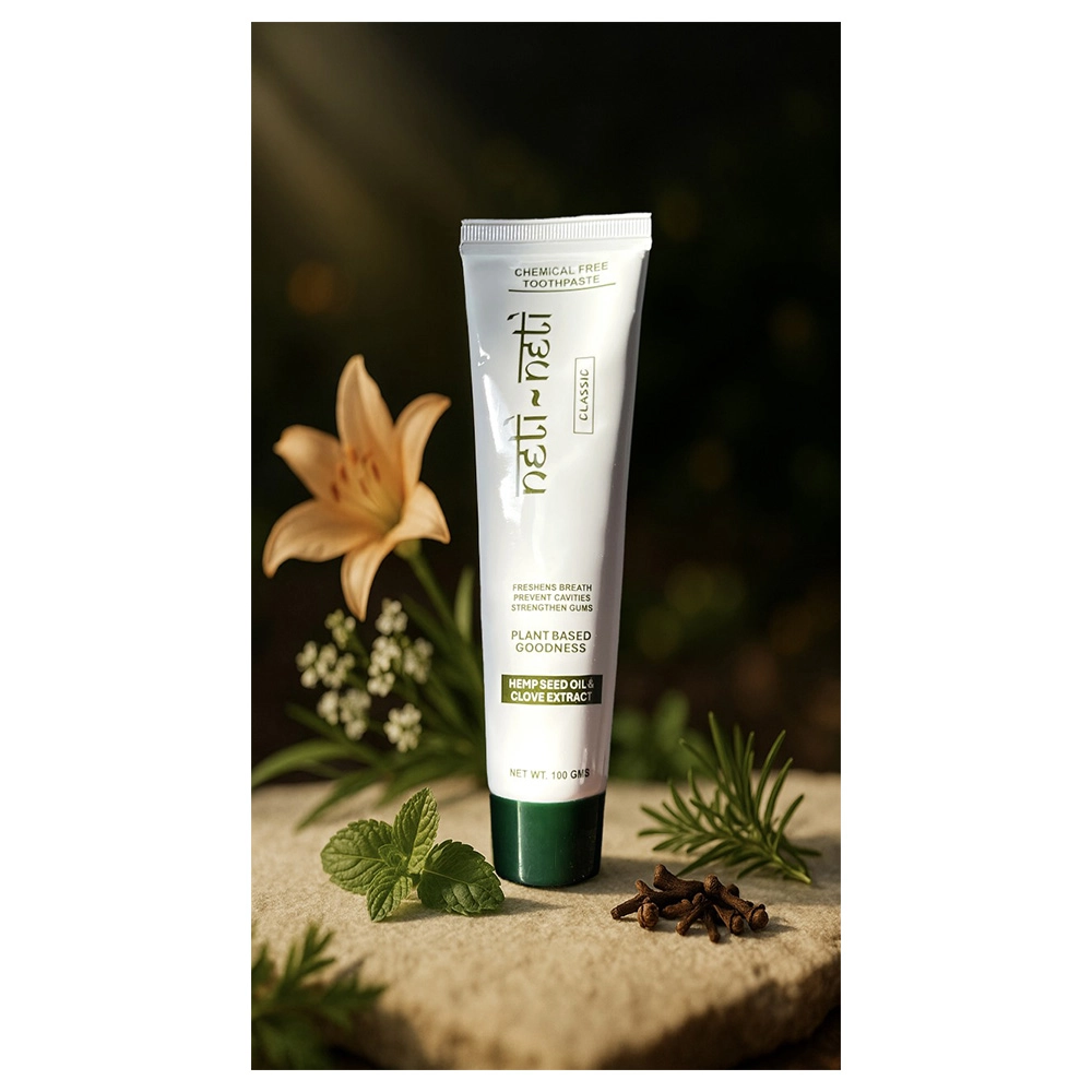 Neti Neti Toothpaste , 100 grams, Natural white on itshemp.in