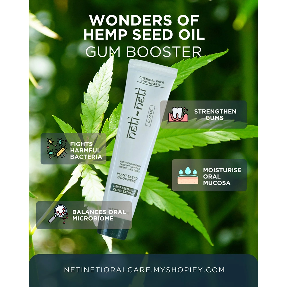 Neti Neti Toothpaste , 100 grams, Natural white on itshemp.in