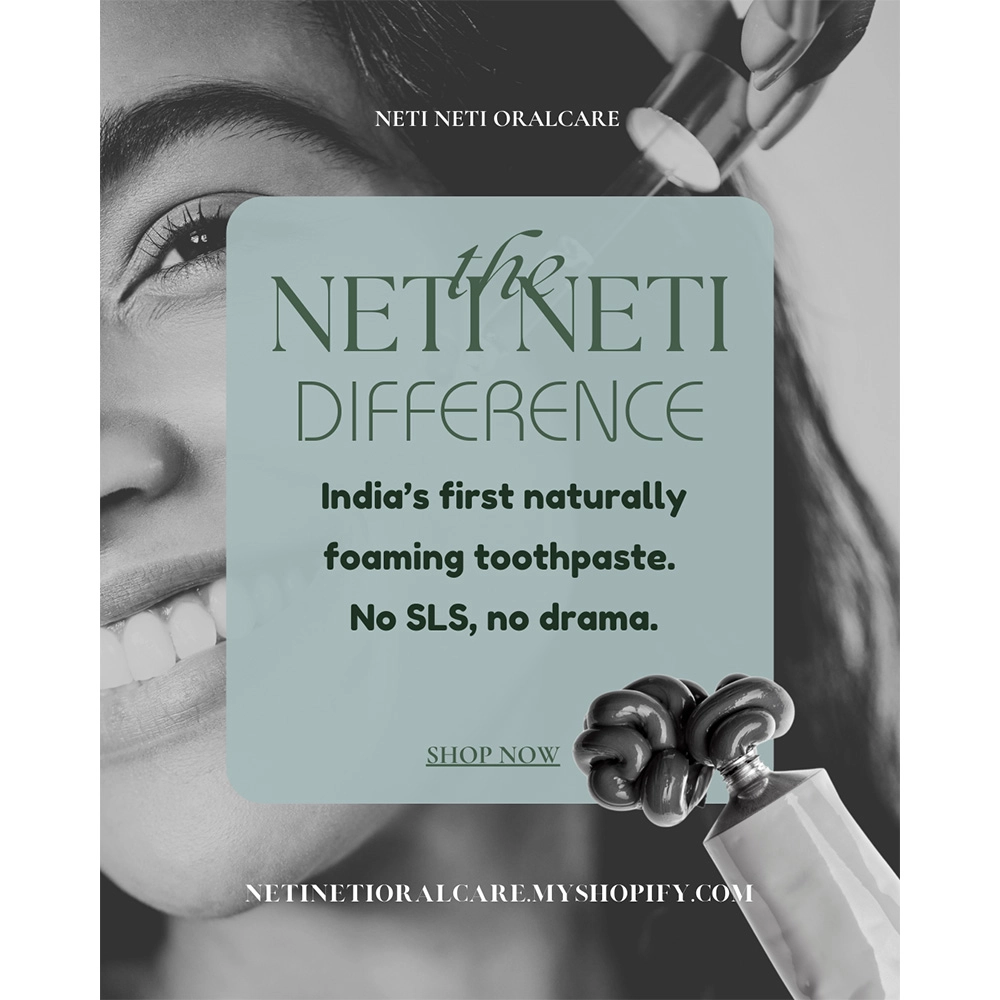 Neti Neti Toothpaste,100 grams, Natural white - Image 4