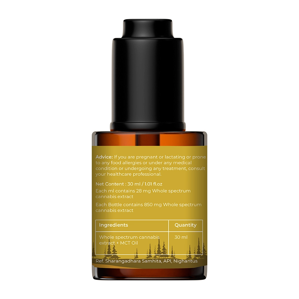 Shivantaa CBD Full Spectrum Sharp Oil For Stress, 30 ML on itshemp.in