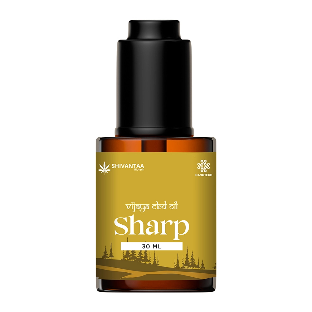 Shivantaa CBD Full Spectrum Sharp Oil For Stress, 30 ML on itshemp.in