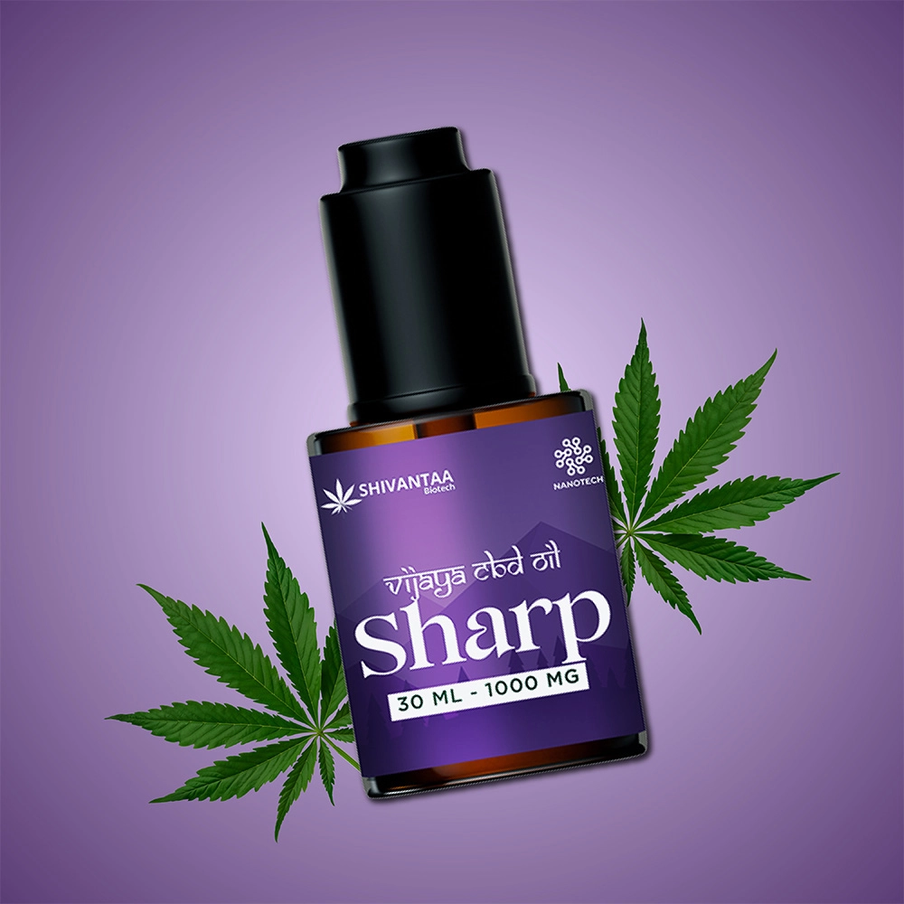 Shivantaa CBD Full Spectrum Sharp Oil For Stress, 30 ML on itshemp.in