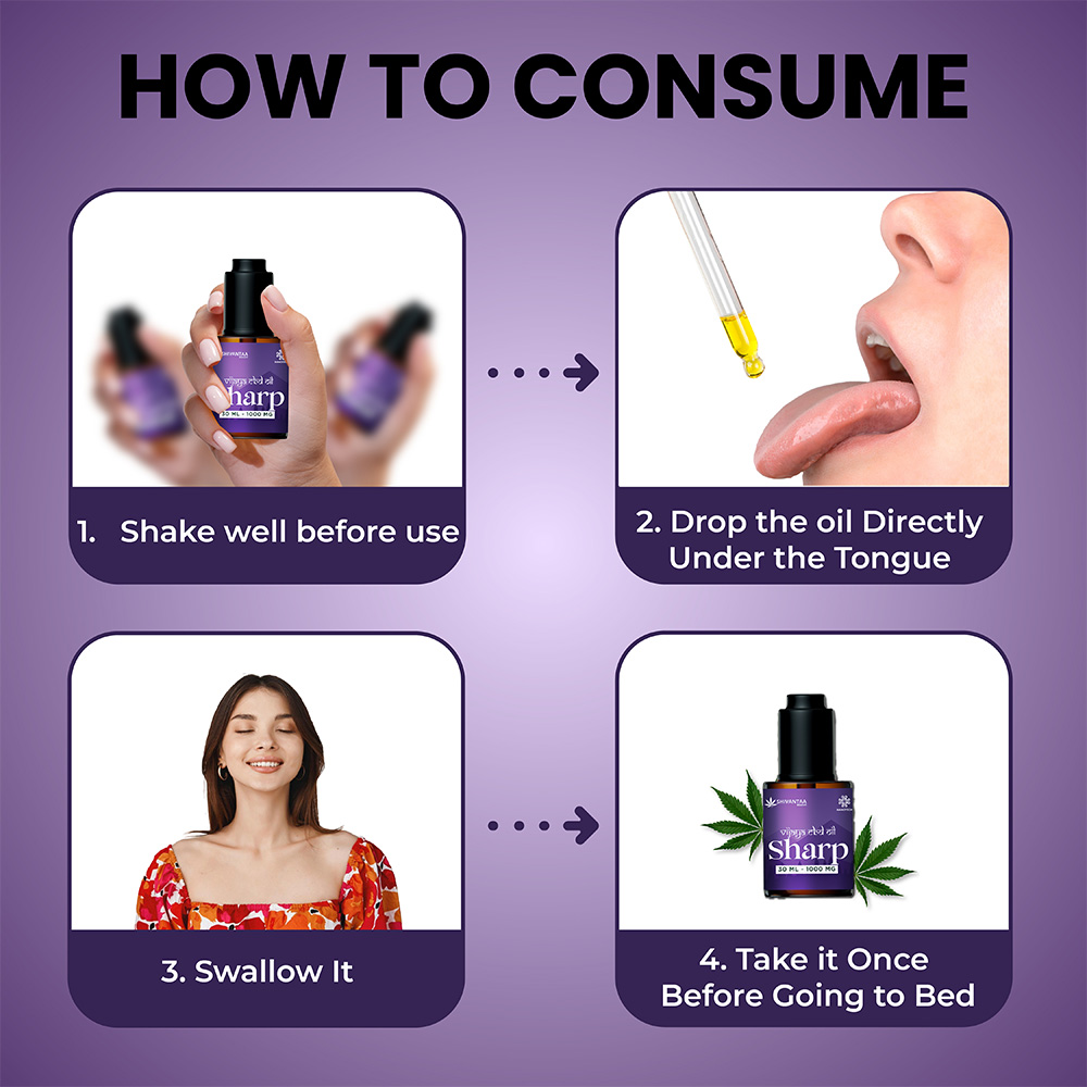Shivantaa CBD Full Spectrum Sharp Oil For Stress, 30 ML on itshemp.in