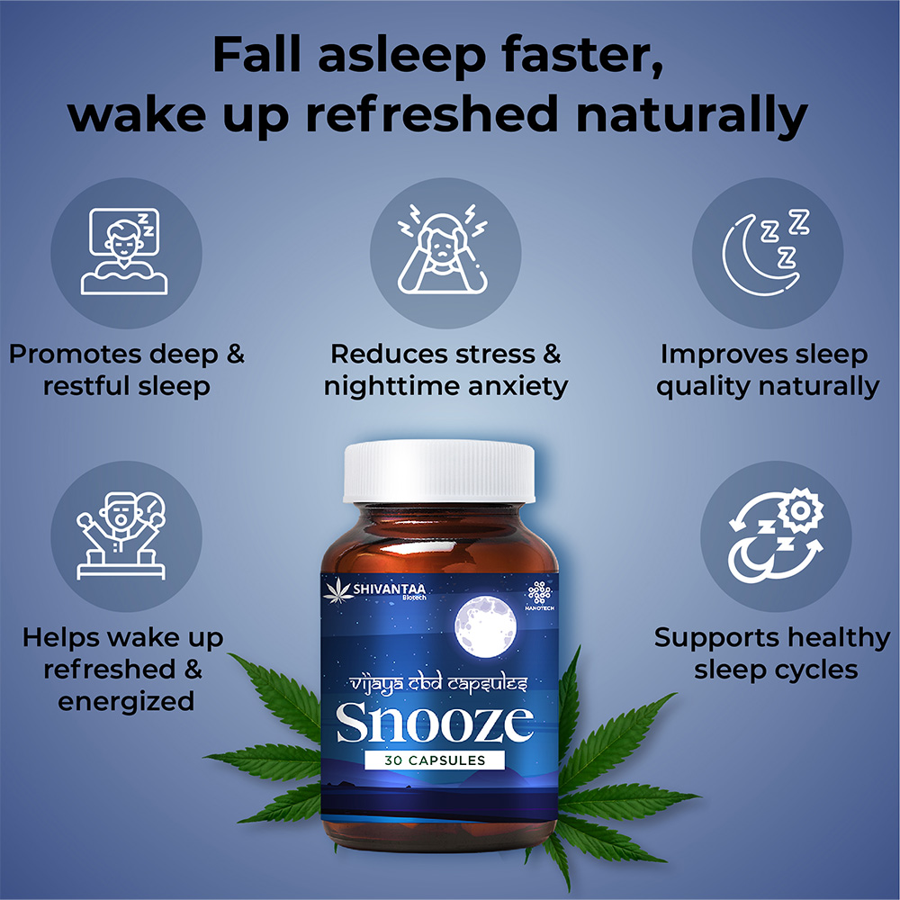 Shivantaa CBD Full Spectrum Snooze Capsule For Sleep, 10 Capsules - Image 8