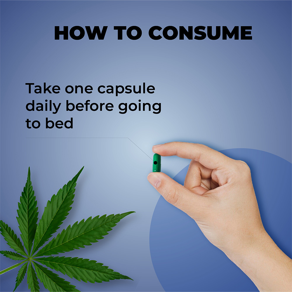 Shivantaa CBD Full Spectrum Snooze Capsule For Sleep, 10 Capsules - Image 4