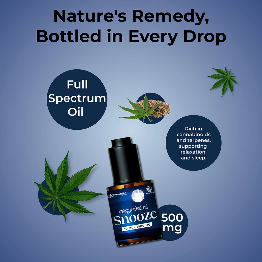 Shivantaa CBD Full Spectrum Snooze Oil For Sleep, 30 MLon itshemp.in