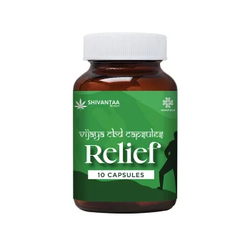 Shivantaa CBD Full Spectrum Relief Capsule For Pain, 10 Capsules on itshemp.in