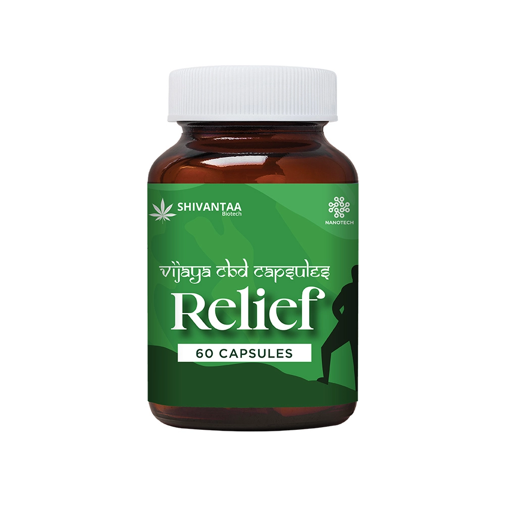 Shivantaa CBD Full Spectrum Relief Capsule For Pain, 60 Capsules - Image 1