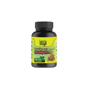 Cure By Design Superrsupps Cordycep Sinensis, 500mg on itshemp.in