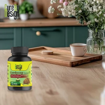 Cure By Design Superrsupps Cordycep Sinensis, 500mg on itshemp.in