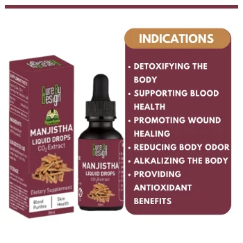 Cure By Design Manjistha Drops, 30ml on itshemp.in
