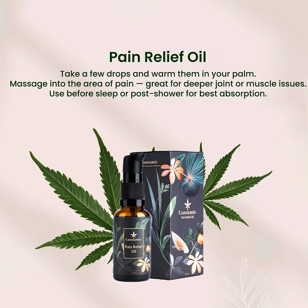 Cannamix Pain Relief Oil, (30ml-50ml) - Image 2
