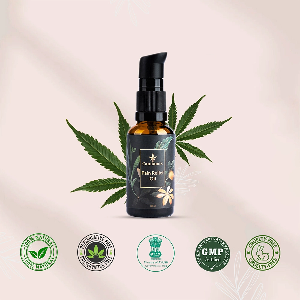 Cannamix Pain Relief Oil, (30ml-50ml) - Image 3