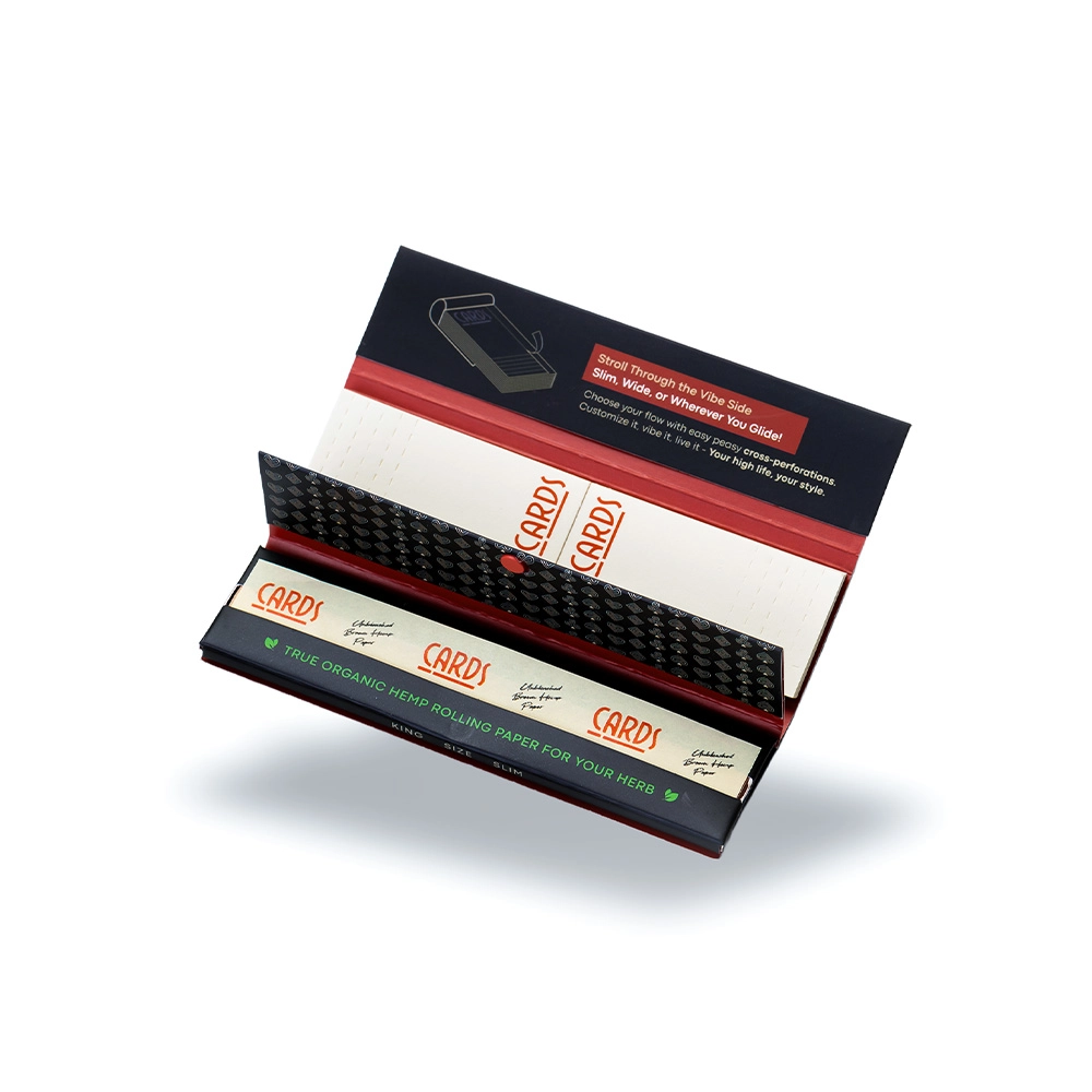 CARDS Premimum Rolling Paper, Cosmo Black on itshemp.in