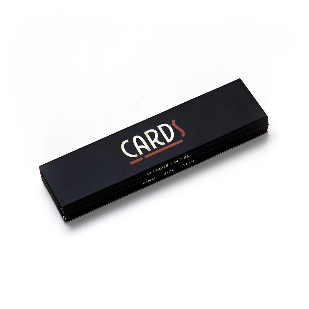 CARDS Premimum Rolling Paper, Cosmo Black on itshemp.in