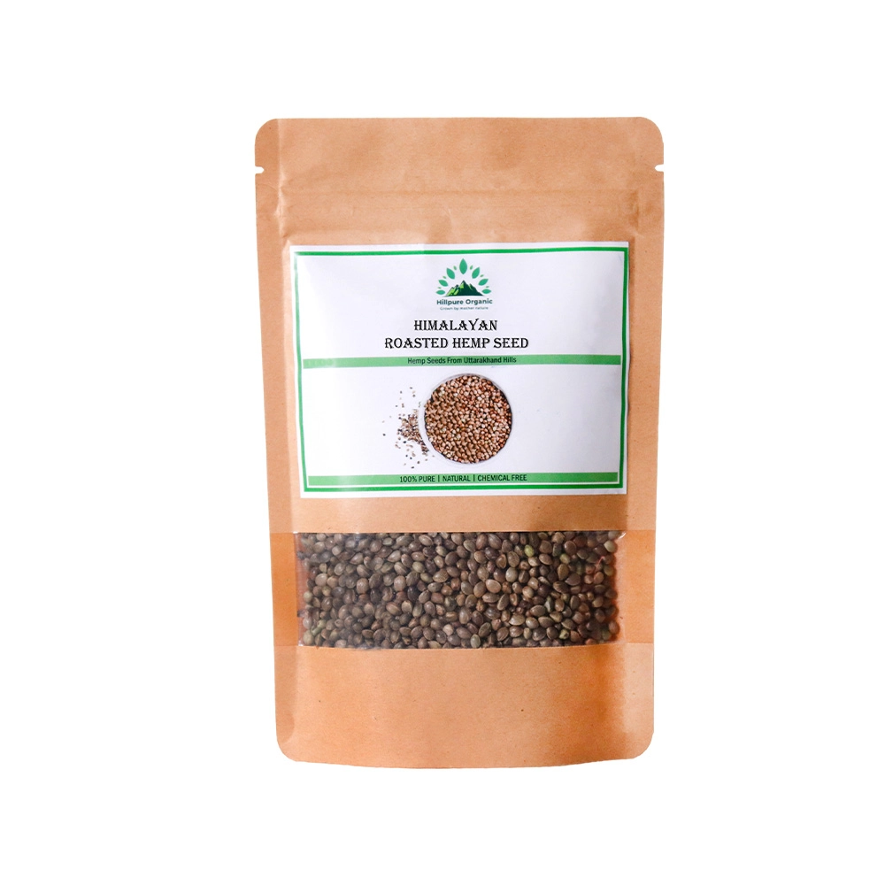 Hillpure Organic Roasted Hemp Seeds, 175Gm on itshemp.in