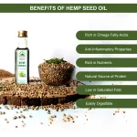 Hillpure Organic Cold Pressed Hemp Seeds Oil, 65ml on itshemp.in