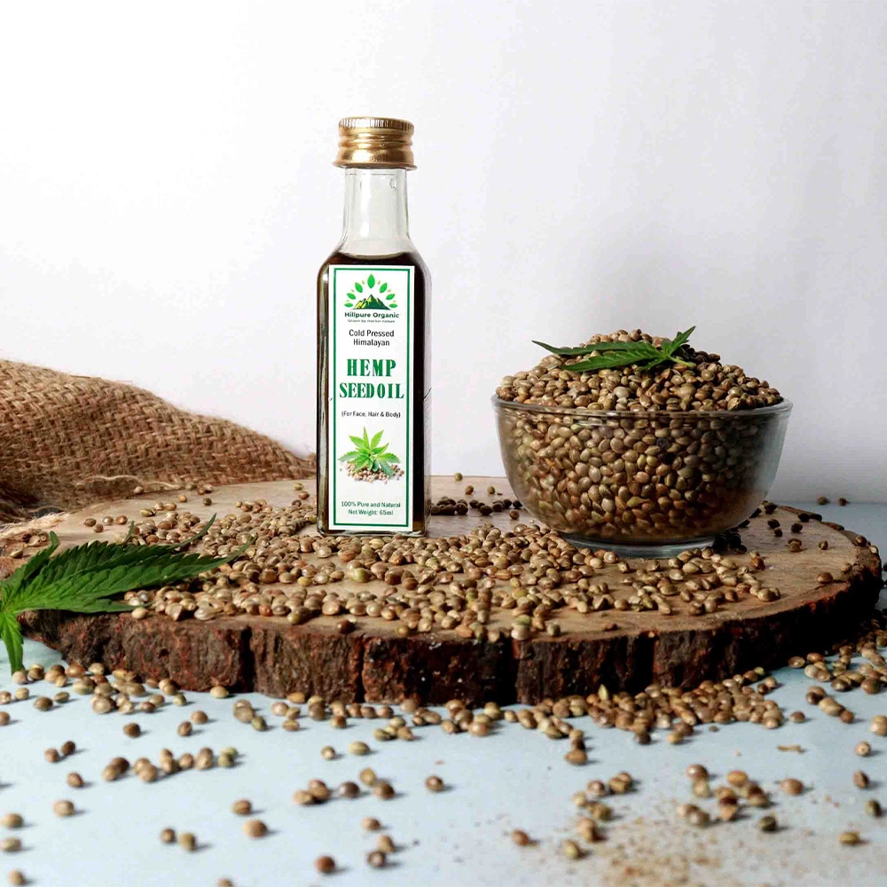Hillpure Organic Cold Pressed Hemp Seeds Oil, 65ml on itshemp.in