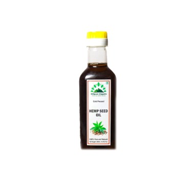 Hillpure Organic Cold Pressed Hemp Seeds Oil, 65ml on itshemp.in