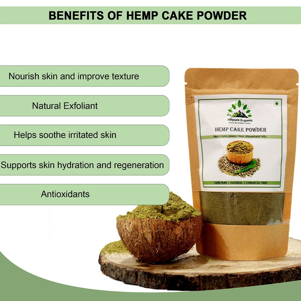 Hillpure Organic Himalayan Hemp Cake Powder, 250 gm on itshemp.in