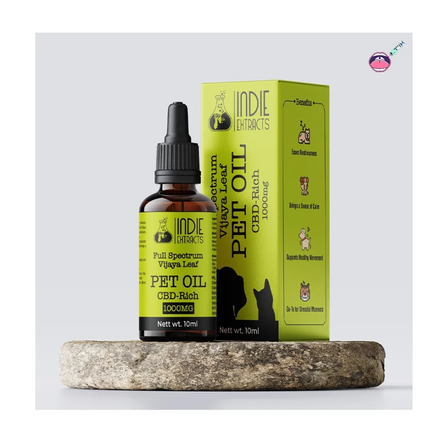 CBD Rich Pet Oil 1000mg – Indie Extracts Pet Wellness