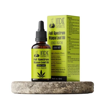 Indie Extracts Full Spectrum Vijaya Leaf Oil, CBD-RICH,1330MG on itshemp.in