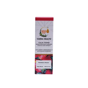 IndusHemp Canna Health CBD 750mg – Strawberry Flavour, 30ml on itshemp.in