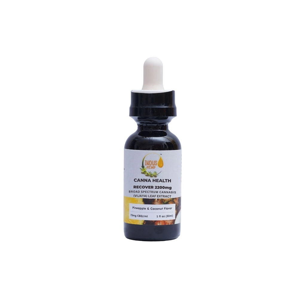 IH127029_2 IndusHemp Canna Health CBD Recover 1500mg – Pineapple & Coconut Flavour, Combo Pack of 2, 30ml - Image 1