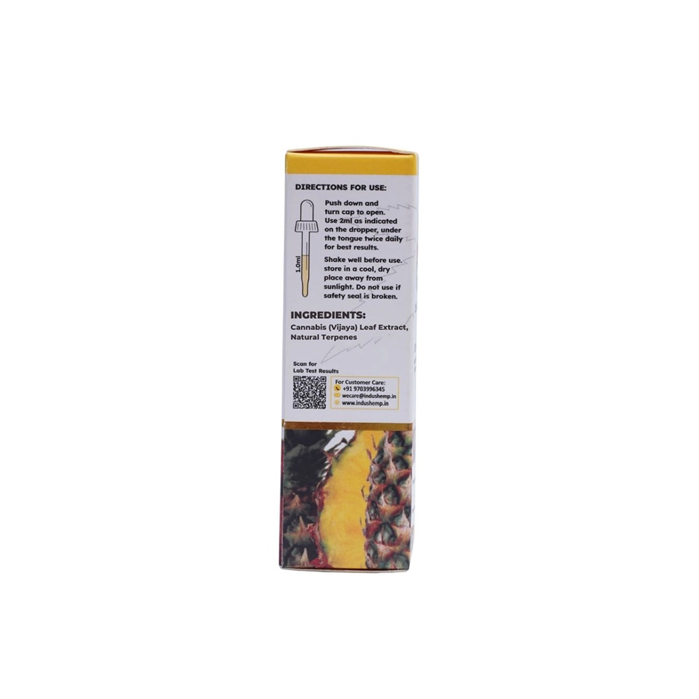 IndusHemp Canna Health CBD Recover 1500mg – Pineapple & Coconut Flavour, Combo Pack of 2, 30ml - Image 4