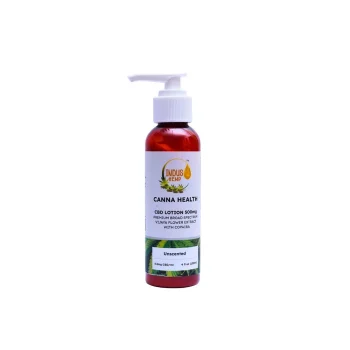 IndusHemp Canna Health CBD Lotion 500mg – Unscented, 120ml on itshemp.in