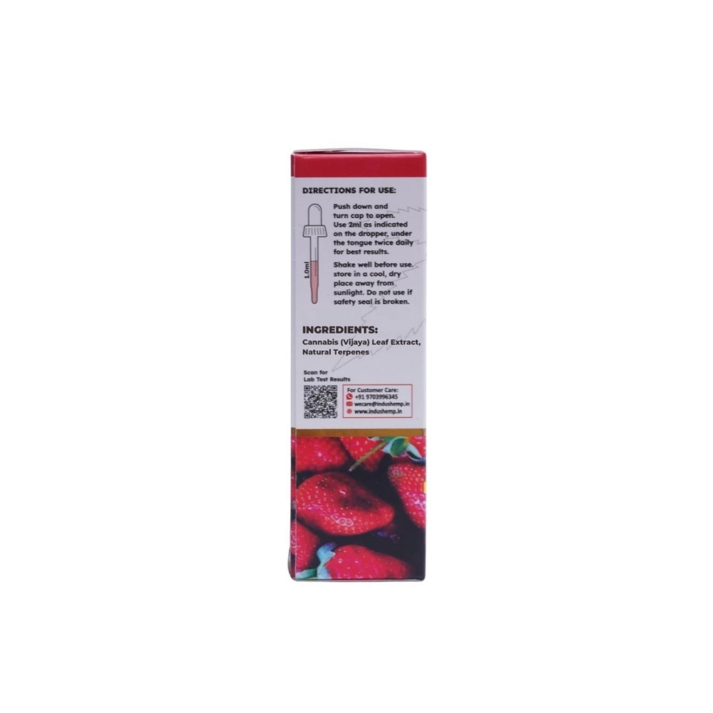 IndusHemp Canna Health CBD 2200mg – Strawberry Flavour, Combo Pack of 2, (30ml) - Image 3