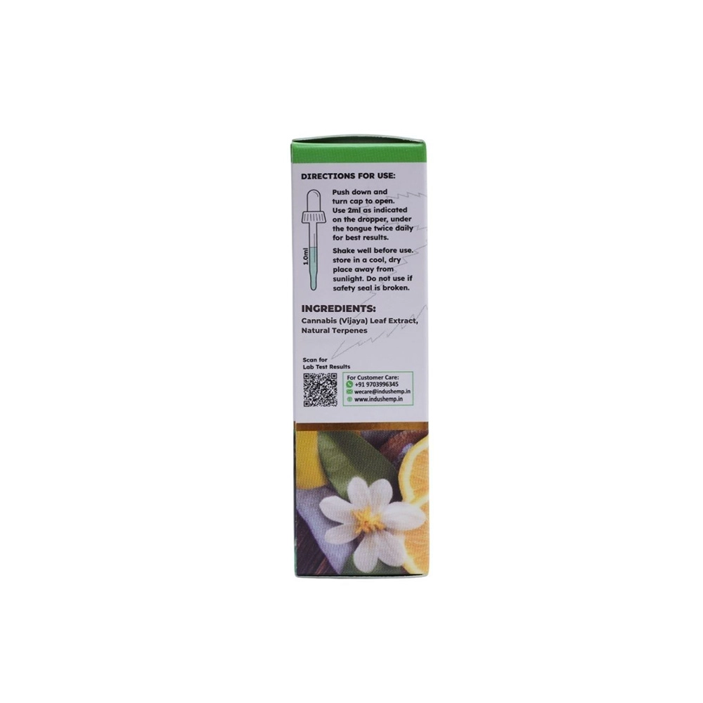 IndusHemp Canna Health CBD Revive 750mg – Peppermint & Lime Flavour, Combo Pack of 2, 30ml - Image 3