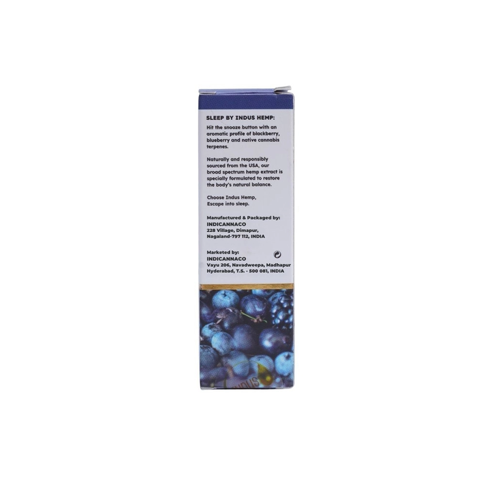 IndusHemp Canna Health CBD Sleep 1500mg – Blueberry & Blackberry Flavour, Combo Pack of 2, (30ml) - Image 3