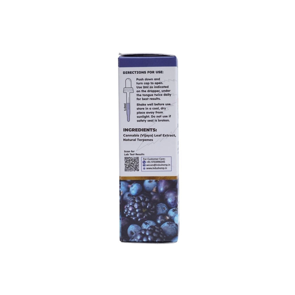 IndusHemp Canna Health CBD Sleep 1500mg – Blueberry & Blackberry Flavour, Combo Pack of 2, (30ml) - Image 2